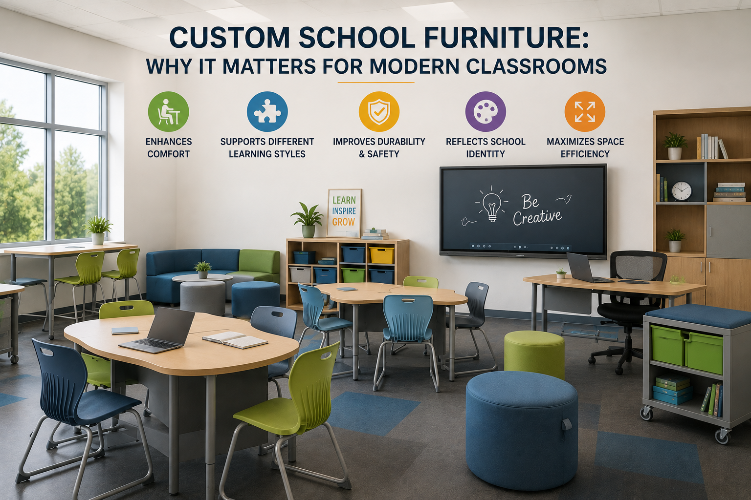 Custom school furniture